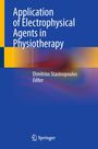 Titel: "Application of Electrophysical Agents in Physiotherapy". Herausgeber: Dimitrios Stasinopoulos, Springer Logo.