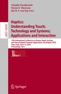 Titel: Haptics: Understanding Touch; Technology and Systems; Applications and Interaction. Springer-Logo unten.