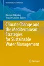 Text oben: "Environmental Earth Sciences". Titel: "Climate Change and the Mediterranean: Strategies for Sustainable Water Management". 
Unten ein Springer-Logo. Blauer Hintergrund oben, gelb unten.