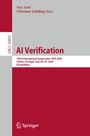 Titel: "AI Verification". Veranstaltung: "Third International Symposium, SAIV 2026, Lisbon, Portugal". Verlag: Springer.
