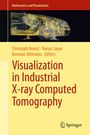 "Visualization in Industrial X-ray Computed Tomography", Gelber Hintergrund, Röntgenansicht eines Autos, Springer-Logo.