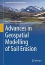 Titel: Advances in Geospatial Modelling of Soil Erosion. Hintergrund: Berglandschaft mit Flüssen. Springer-Logo.