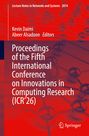 "Proceedings of the Fifth International Conference on Innovations in Computing Research (ICR’26)". Rotes abstraktes Muster.