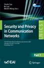 Text: "Security and Privacy in Communication Networks" und "22nd EAI International Conference, SecureComm 2026". Abstrakte Liniengrafik.