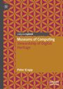 Text: "Museums of Computing: Stewardship of Digital Heritage" von Peter Krapp. Geometrisches Muster mit Sternformen.
