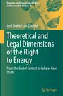 "Theoretical and Legal Dimensions of the Right to Energy," Buch von José Grabiel Luis Cordova, Springer-Logo unten.