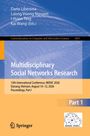 Dario Liberona, Luong Vuong Nguyen, I-Hsien Ting, Kai Wang (Eds.); Multidisciplinary Social Networks Research; Konferenz, Danang.