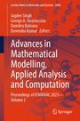 Titel: "Advances in Mathematical Modelling, Applied Analysis and Computation". Molekülstruktur auf orangenem Hintergrund.
