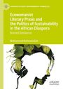 "Ecowomanist Literary Praxis", grüne Silhouette einer Frau mit Blättern, Abdruck von palgrave macmillan.