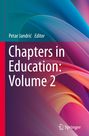 "Chapters in Education: Volume 2" von Petar Jandrić. Farbenfrohes abstraktes Hintergrunddesign, Springer-Logo unten.