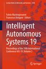 "Intelligent Autonomous Systems 19" in weißem Text, Hintergrund zeigt ein Molekülmodell in orange und dunkelrot.