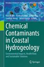„Chemical Contaminants in Coastal Hydrogeology“ steht in großer Schrift, darunter „Environmental Impacts, Health Risks and Sustainable Solutions“. Oben farbige wissenschaftliche Illustrationen. Unten Springer-Logo.