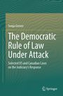 Titel: "The Democratic Rule of Law Under Attack". Grün-blauer Hintergrund mit feinen Linien. Springer-Logo unten rechts.