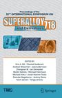 Titel auf Buchumschlag: "Proceedings of the 11th International Symposium on Superalloy 718 and Derivatives". Bild von Maschinen.