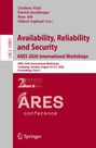Titel: "Availability, Reliability and Security". ARES 2026 Workshops, Linköping, Schweden. Springer-Logo unten.