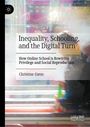Titel: "Inequality, Schooling, and the Digital Turn". Autor: Christine Corso. Hintergrund: Verschwommene bunte Szene.
