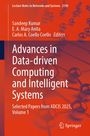 "Advances in Data-driven Computing and Intelligent Systems" ist prominent in Weiß auf einem orangefarbenen Hintergrund.