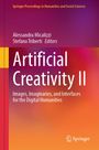 "Artificial Creativity II" von Alessandra Micalizzi und Stefano Triberti, Teil der Springer-Reihe, mit farbenfrohem Hintergrund.