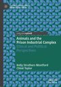 Titel: Animals and the Prison Industrial Complex. Muster aus blauen und grünen geometrischen Formen.
