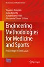 Das Buchcover zeigt Titel "Engineering Methodologies for Medicine and Sports," Autoren, und Verlagslogo Springers.