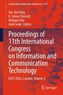 „Proceedings of 11th International Congress on Information and Communication Technology“, roter Hintergrund.