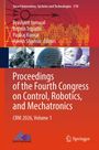 "Proceedings of the Fourth Congress on Control, Robotics, and Mechatronics. Bilder von Architektur, Antennen, Logo unten."