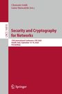 Buchtitel: Security and Cryptography for Networks. Konferenz in Amalfi, Italien, 14.–16. September 2026. Verlagslogo unten.