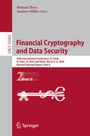 "Financial Cryptography and Data Security" steht in großer Schrift. Ein roter Hintergrund mit einer stilisierten Schlüsselabbildung.