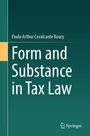„Form and Substance in Tax Law“, Paulo Arthur Cavalcante Koury, grün-blauer Hintergrund, Springer-Logo.
