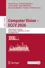 "Computer Vision – ECCV 2026. 19th European Conference, Malmö, Sweden, September 8–12, 2026. Silhouette von Gebäuden."