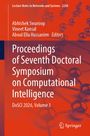 "Proceedings of Seventh Doctoral Symposium on Computational Intelligence DoSCI 2026, Volume 3." Hintergrund mit Molekülen.