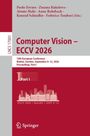 Cover von "Computer Vision – ECCV 2026". Autoren: Paolo Favaro, Zuzana Kukelova u.a. Konferenz in Malmö, Schweden.