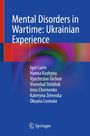 "Springer"-Logo unten. Blaues Cover mit Autorenliste und Titel "Mental Disorders in Wartime: Ukrainian Experience".