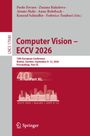Es zeigt ein Buchcover mit den Texten: "Computer Vision – ECCV 2026" und Ort sowie Datum der Konferenz in Malmö.