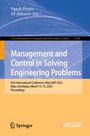 Buchtitel: "Management and Control in Solving Engineering Problems" von Yagub Piriyev und Ali Abbasov.