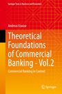 Titel: "Theoretical Foundations of Commercial Banking - Vol.2". Autor: Andreas Krause. Verlag: Springer. Hintergrund: geometrisches Muster in Rot-Orange.