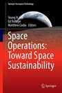 "Space Operations: Toward Space Sustainability"; Herausgeber: Young H. Lee, Ed Trollope, Matthew Cosby. Zeigt Erde und Mondoberfläche.