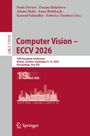 LNCS 17019. Computer Vision – ECCV 2026. 19th European Conference, Malmö, Sweden, September 8–12, 2026, Proceedings, Part XIX.