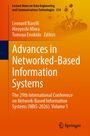 Text: "Advances in Networked-Based Information Systems". Orange Hintergrund, weiße Schrift, Springer-Logo unten.
