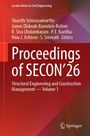 "Proceedings of SECON’26," Autorenliste, "Structural Engineering and Construction Management — Volume 1," Springer-Logo.