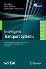 "Intelligent Transport Systems" oben. Autoren Billy Kihei, Parth Bhavsar. Konferenzdetails unten. Logos von EAI und Springer.