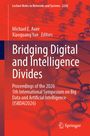 Titel: "Bridging Digital and Intelligence Divides". Hintergrund: Molekularstruktur. Springer Logo unten.