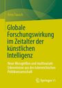 Titel: Globale Forschungswirkung im Zeitalter der künstlichen Intelligenz. Grün-gelbes Design, Springer VS-Logo.