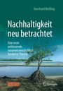 "Nachhaltigkeit neu betrachtet", von Bernhard Weßling. Ein Mangrovenbaum an einer Küste bei Ebbe. Springer-Logo unten.