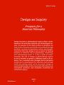 Titel: "Design as Inquiry: Prospects for a Material Philosophy" von Björn Franke. Roter Hintergrund mit weißem Text.