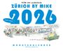 Mike van Audenhove: Zürich by Mike, Monatskalender 2026, KAL