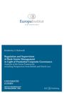 Kimberley S. Rothwell: Regulation and Supervision of Bank Senior Management in Light of Prudential Corporate Governance, Buch