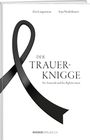 Buchtitel: "Der Trauerknigge". Autoren: Zita Langenstein, Anja Niederhauser. Großes schwarzes Band links.