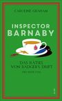Titel: Inspector Barnaby. Ein Teetasse-Logo mit britischer Flagge und Tee auf grünem Hintergrund.