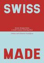"SWISS MADE" oben und unten groß. "Iconic designs from a small country with big ideas", darunter "Oriane and Clément Grandjean".